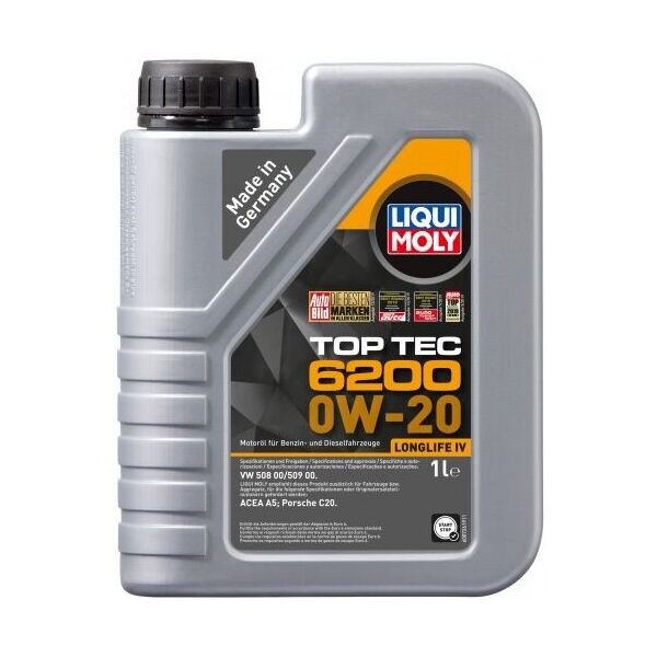 

Масло моторное Liqui Moly Top Tec 6200 0W-20 1Л