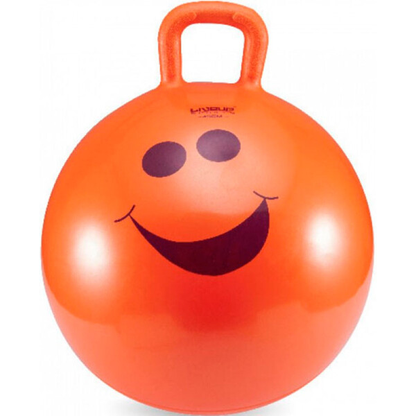 

Мяч для фитнеса детский LiveUP Hopping с ручкой 45 см Orange (LS3220)