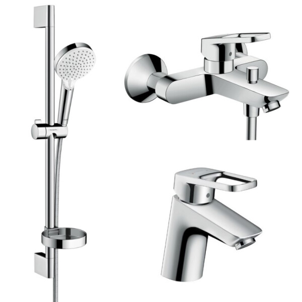 

Набор смесителей для ванны HANSGROHE Logis Loop (71150000+71244000+26553400), 1042019