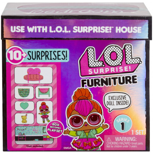 

Игровой набор с куклой L.O.L. SURPRISE! - Стильный Интерьер Леди-Неон (561743)