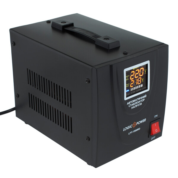 

Стабилизатор напряжения LogicPower LPT-1500RD BLACK (1050W)