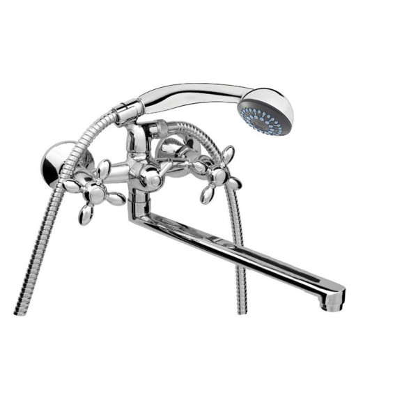 

Смеситель для ванны Rubineta Milano-1 Cross (C) (K), M1CK06