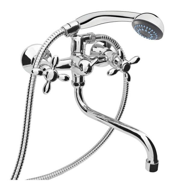 

Смеситель для ванны Rubineta Milano-1 Cross (K), M1SK06