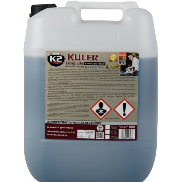 

Антифриз K2 KULER концентрат синий 20 кг (W416N)