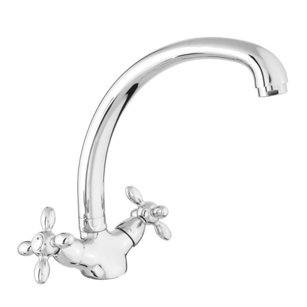 

Смеситель для кухни Rubineta Milano-8 Cross (Lux), M8T006