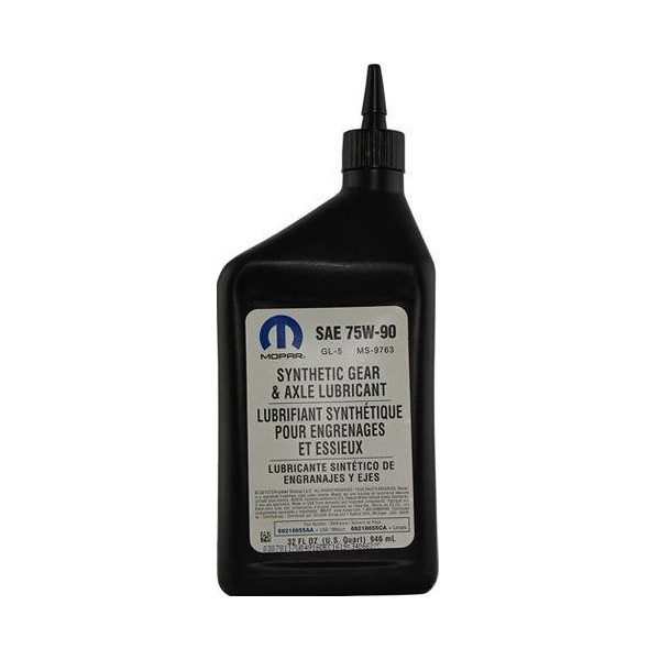 

Трансмиссионное масло Mopar 75W-90, 0.9л. (68218655AA)