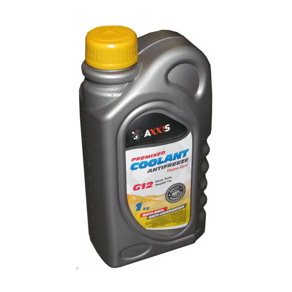 

Антифриз AXXIS G12 Сoolant желтый 1кг