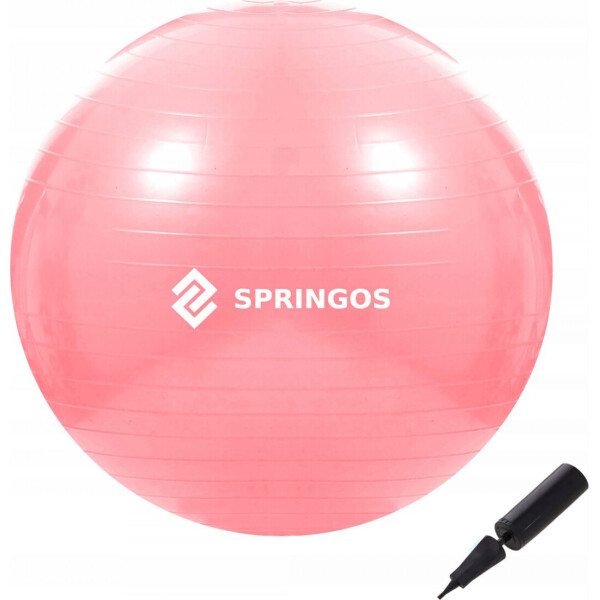 

Мяч для фитнеса (фитбол) Springos 75 см Anti-Burst FB0012 Pink
