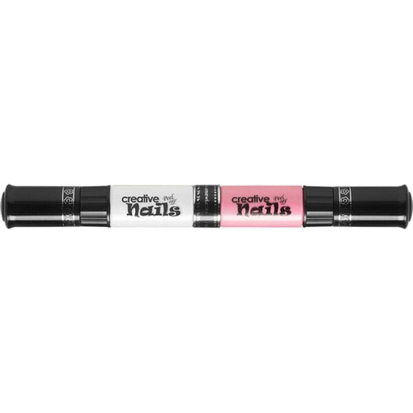 

Детский лак-карандаш для ногтей Malinos Creative Nails на водной основе (2 цвета Белый + Розовый) (MA-303014+303023)