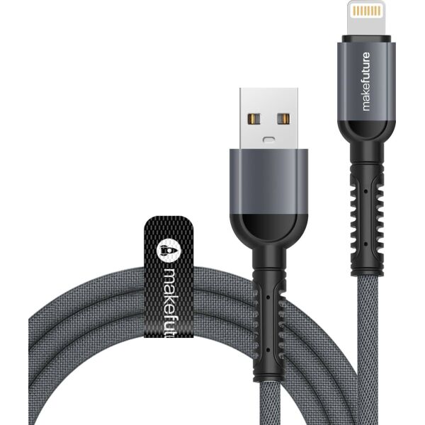 

MakeFuture Lightning 2.4A 1.2м Grrey (MCB-LD2GR)