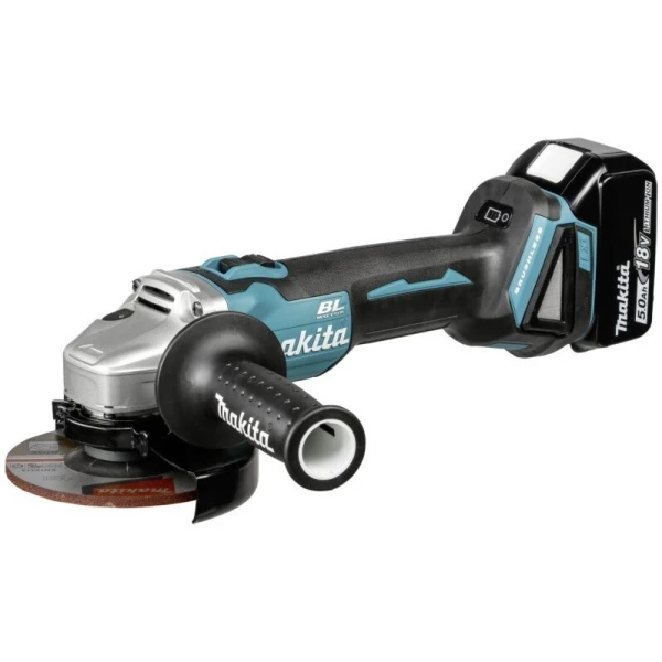 

Аккумуляторная болгарка Makita DGA504RTJ + 2 акб 18 V 5 Ah + з/у + MakPac