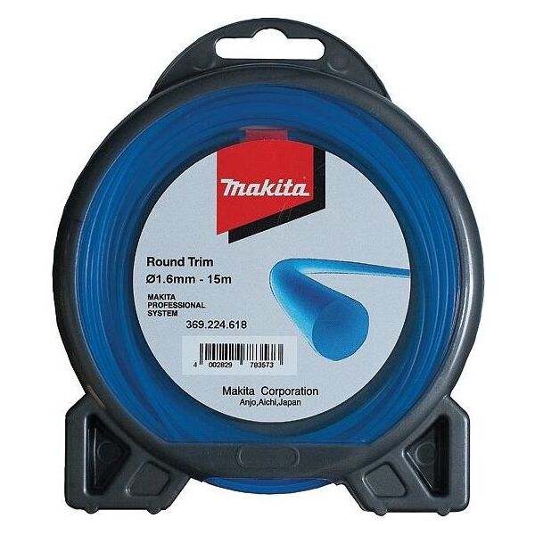 

Леска косильная Makita 1.6 мм, 15 м (369224618)