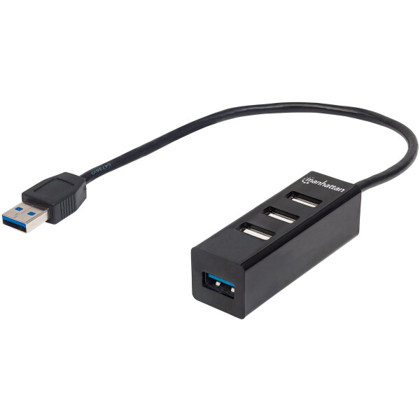 

USB2.0, USB3.0 Manhattan Micro Combo Black (3+1 порта) (163828)