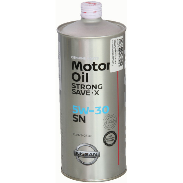 

Моторное масло Nissan Strong Save X 5W30 SN, 1л (KLAN505301)