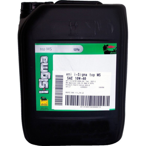 

Моторное масло ENI i-Sigma top MS 10W-40 (20л)