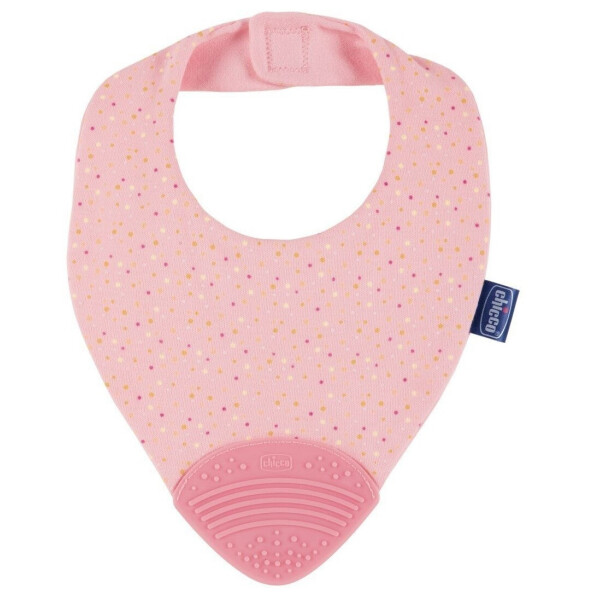 

Слюнявчик Chicco GIMMY BIB с прорезывателем розовый (02581.10)