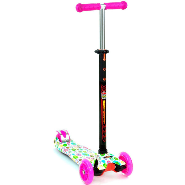 

Самокат Best Scooter MAXI Розовый в кружочки (А24641/779-1400)