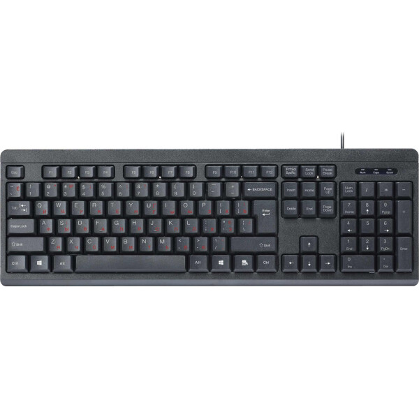 

Клавиатура Maxxter KB-112-U Ukr Black USB