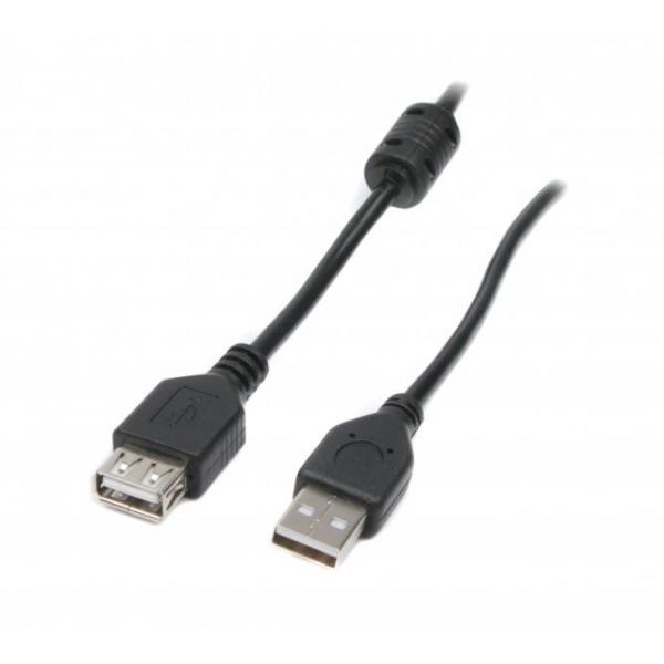 

Кабель Maxxter USB2.0 AM/AF 3м UF-AMAF-10