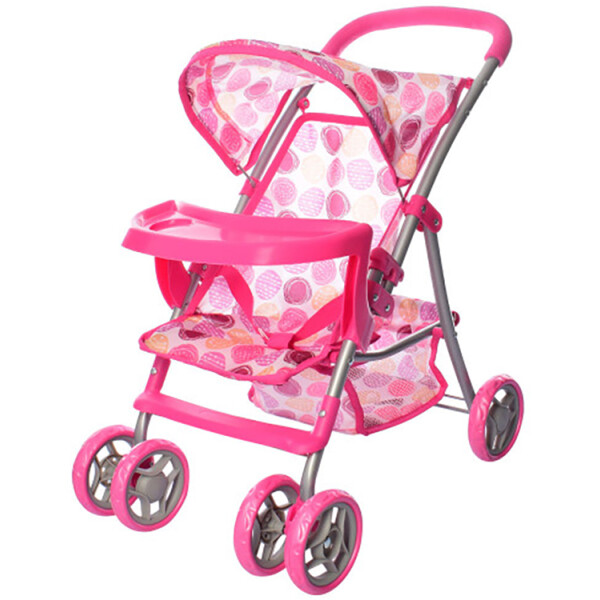 

Коляска для кукол Melogo 9304BW-T/025 (pink)