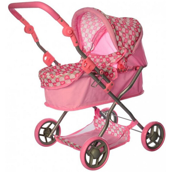 

Коляска для кукол Melogo 9680 (pink/blue)