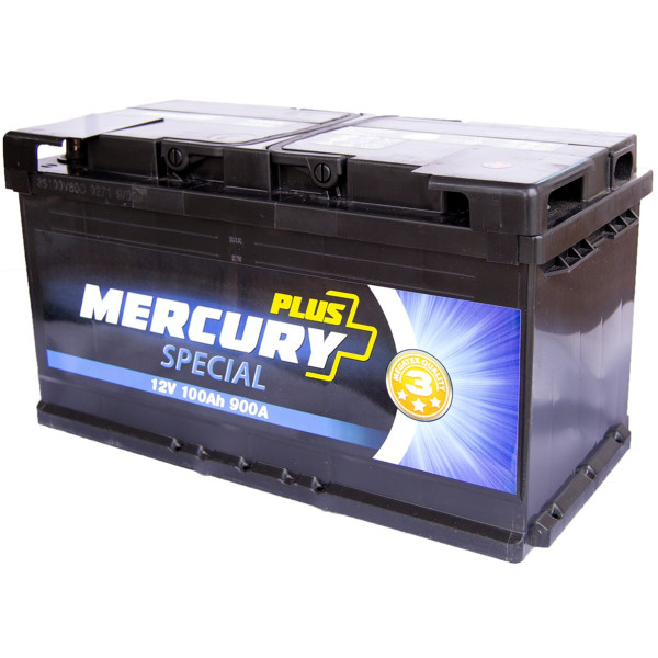 

Автомобильный аккумулятор MERCURY SPECIAL Plus 100Ah Ев (-/+) (900EN) (47292)
