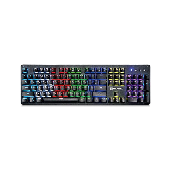 

Клавиатура REAL-EL M47 RGB Black