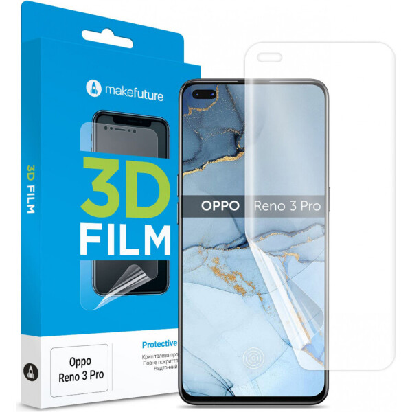 

Защитное стекло MakeFuture 3D для OPPO Reno 3 Pro