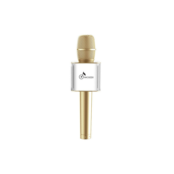 

Микрофон для караоке Toys Lab Q9 (золотой)