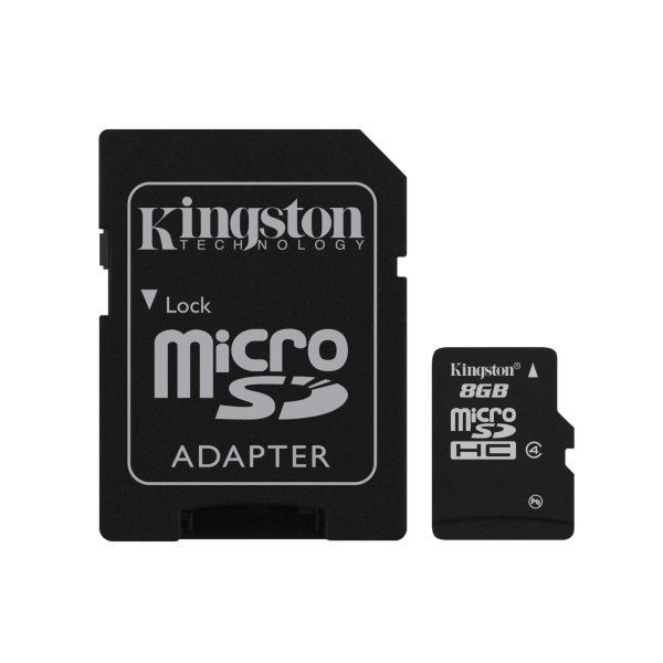 

Kingston micrоSDHC 8Gb +SD (SDC4/8GB)