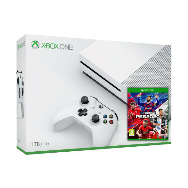 

Microsoft Xbox One S 1Tb White + Pro Evolution Soccer 2020 (eFootball) (русская версия)