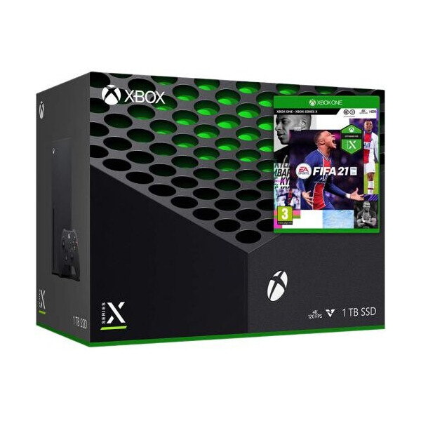 

Microsoft Xbox Series X 1Tb + FIFA 21 (русская версия)