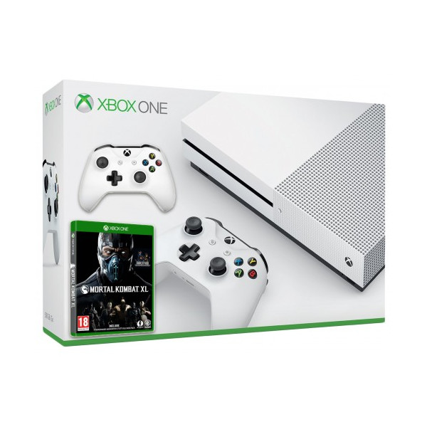 

Microsoft Xbox One S 500Gb White + Mortal Kombat XL + Джойстик