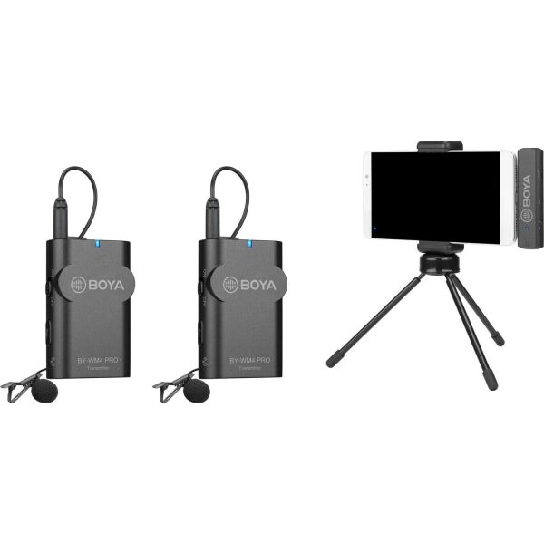 

Микрофонная система Boya BY-WM4 Pro-K4 Lightning, Mini-Jack (3.5 мм)