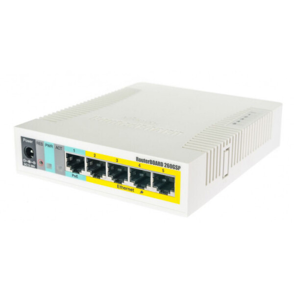 

Коммутатор MikroTik CSS106-1G-4P-1S