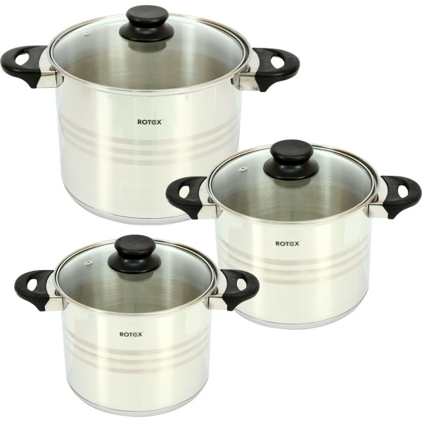 

Набор кастрюль Rotex RC022-6XL Milano