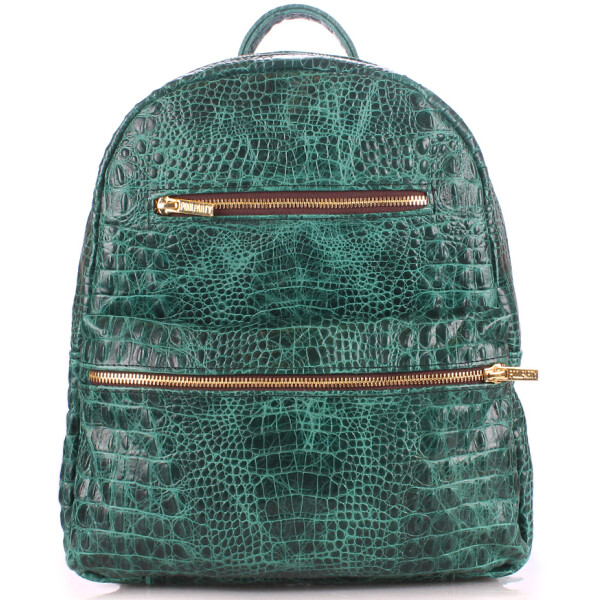

Рюкзак женский кожаный PoolParty Mini (mini-bckpck-leather-croco-green)