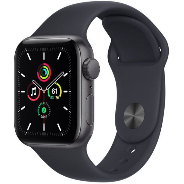 

Apple Watch SE GPS 40mm Space Grey Aluminium Case with Midnight Sport Band (MKQ13)