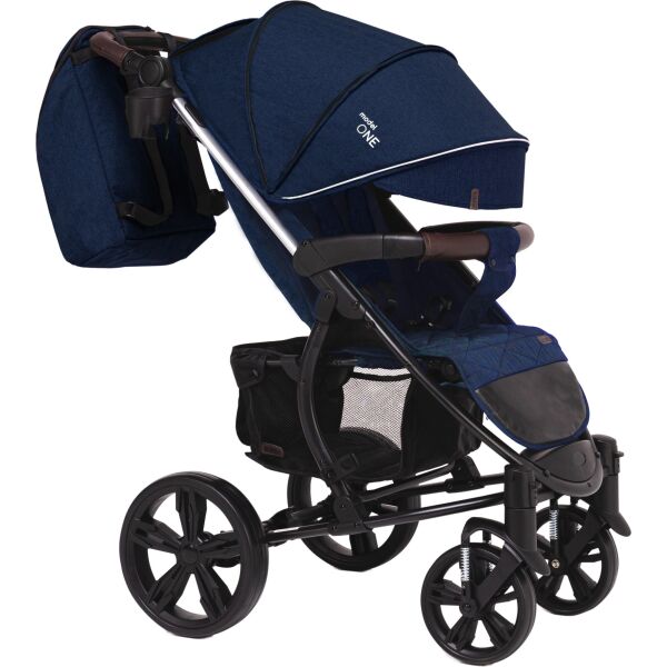 

Детская коляска прогулочная Bubago Model One Navy Peony/black