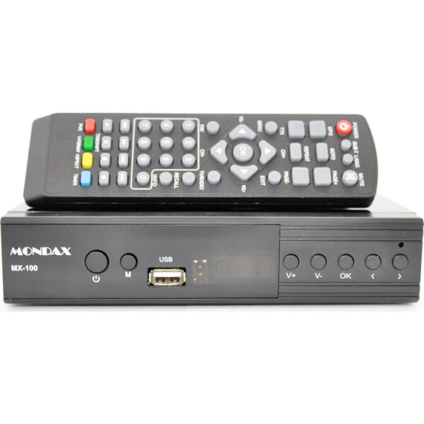 

цифровой эфирный приемник с экраном DVB-T2 MONDAX T2-MX-100