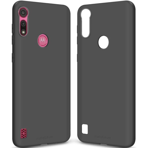 

Чехол MakeFuture Skin Case Black для Motorola E6i