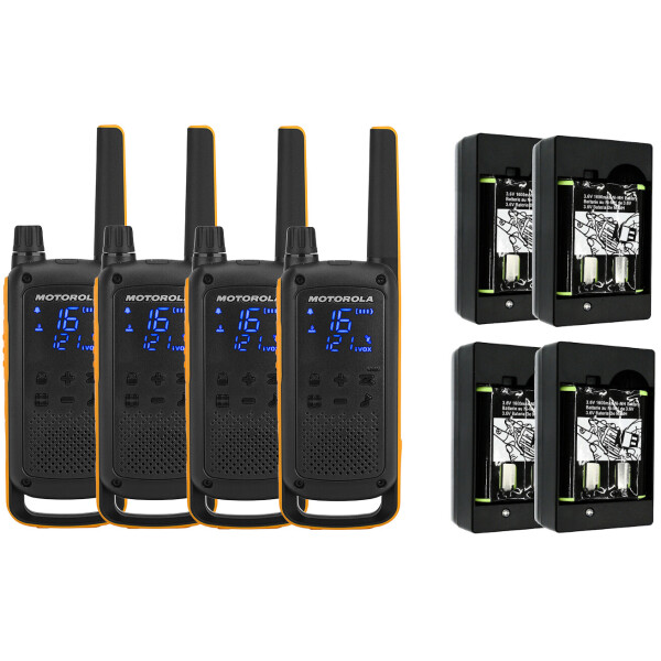

Комплект раций для туризма Motorola T82 EXT QUAD Tourism