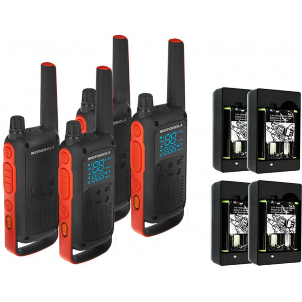 

Комплект раций для туризма Motorola T82 QUAD Tourism