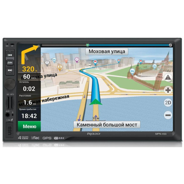 

Prology 2-DIN MPN-450 (Навител)