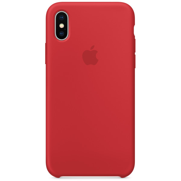 

Чехол Apple Silicone (PRODUCT)RED для iPhone X (MQT52ZM/A)