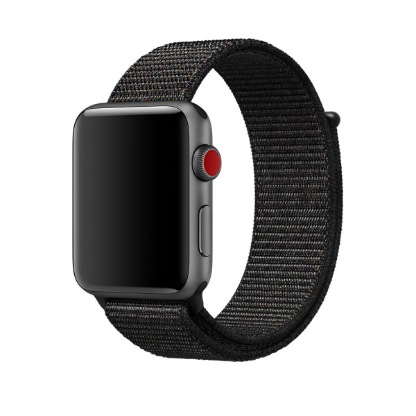 

Ремешок для Apple Watch 42mm Black Sport Loop (MQW72)
