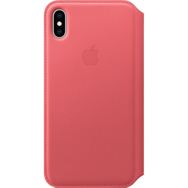 

Apple Leather Folio - Peony для iPhone XS Max MRX62ZM/A