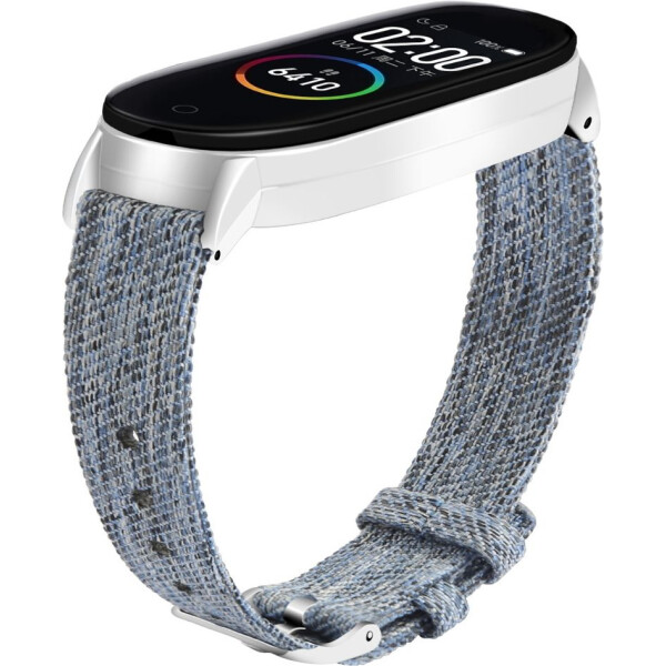 

Сменный браслет Smart Band в Mi Band 4/3 MShell Fabric сер.