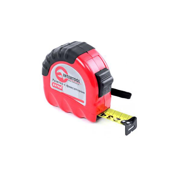 

Рулетка Intertool MT-0205 с фиксатором 5м x 19мм EXTRA