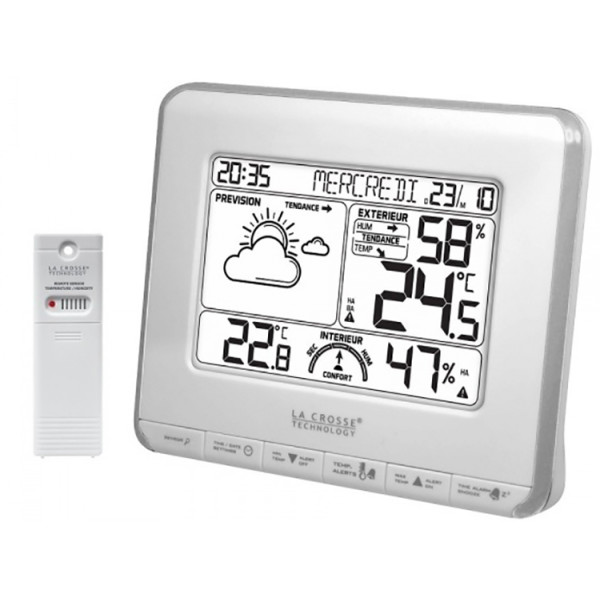 

Метеостанция La Crosse WS6818 White/Silver (926621)